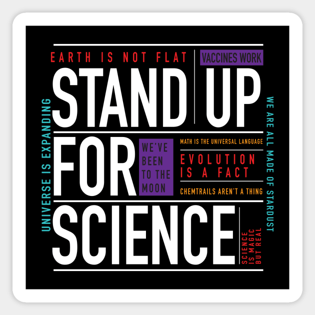 Science is Real Sticker by Current_Tees